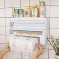Dispensador de papel 4 en 1 🌪 EASY COOK 🧻 (Corte preciso y optimiza espacio)