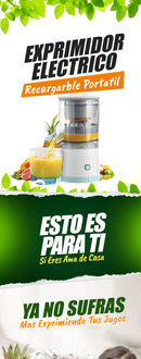 EXPRIMIDOR DE FRUTAS ™ | TUS JUGOS SALUDABLES SIEMPRE EN TU MANO!