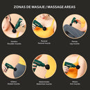 MASAJEADOR PISTOLA ÚLTIMA GENERACIÓN 4 en 1 + REGALO GRATIS(MINI PARCHE MARIPOSA)