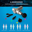 MASAJEADOR PISTOLA ÚLTIMA GENERACIÓN 4 en 1 + REGALO GRATIS(MINI PARCHE MARIPOSA)
